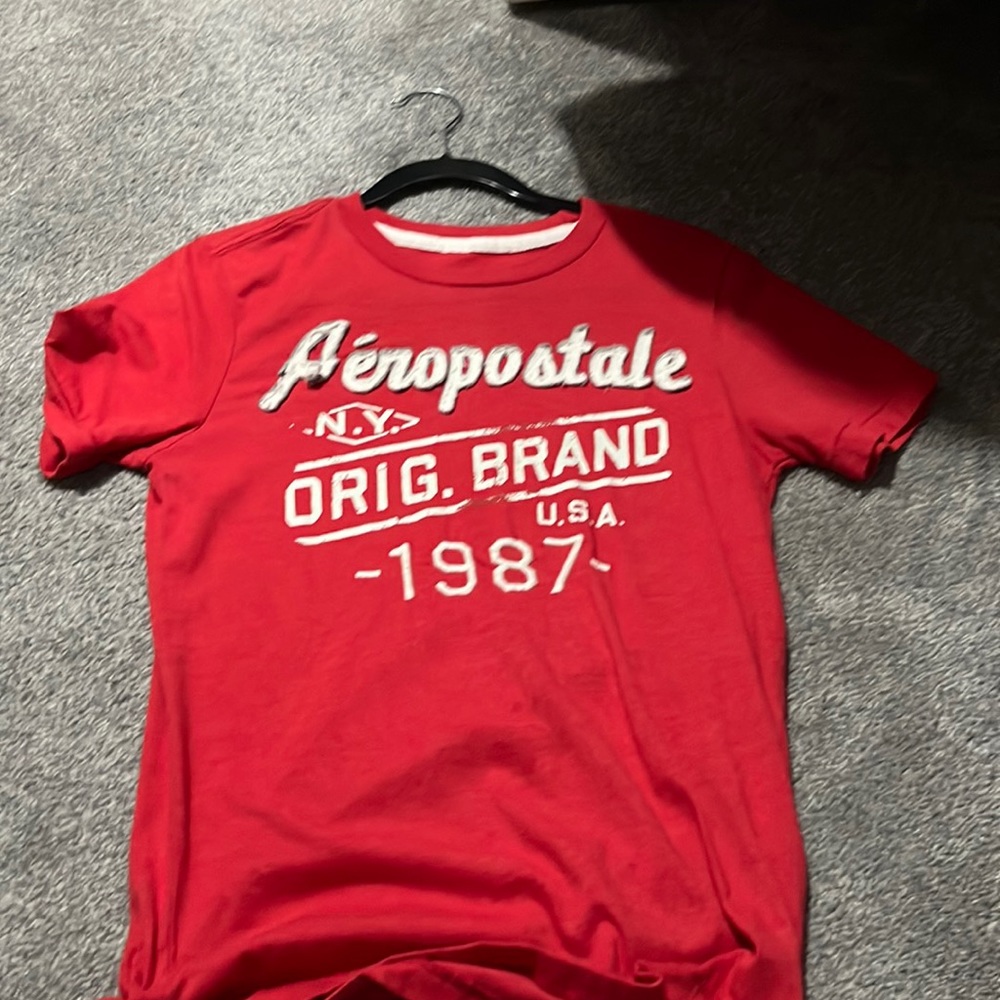 Red Aeropostale shirt